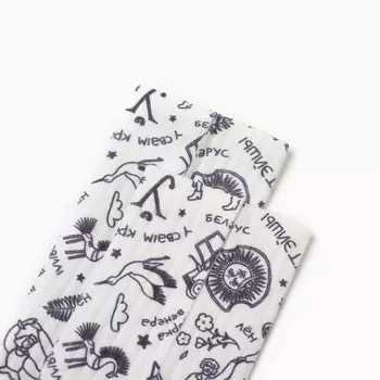 Носки женские, цвет белый, размер 25-27