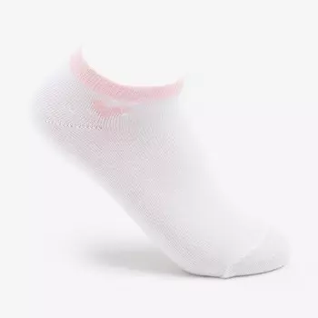 Носки женские, цвет белый/розовый, размер 23-25