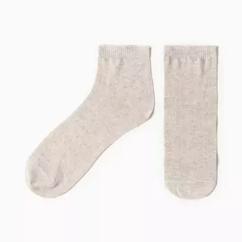 Носки женские, цвет бежевый, размер 25