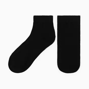 Носки женские, цвет черный, размер 25