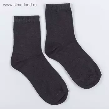 Носки женские, цвет чёрный, размер 23-25