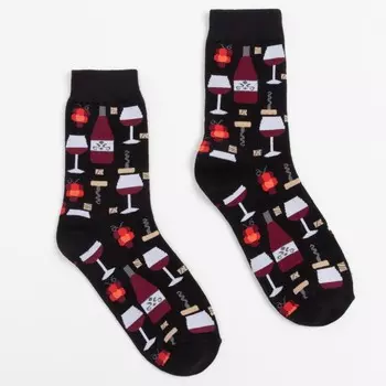 Носки женские, цвет чёрный, размер 36-40