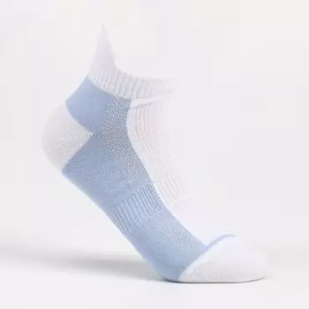 Носки женские, цвет голубой/белый, размер 23