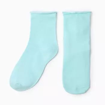 Носки женские, цвет светло - бирюзовый, размер 36-40