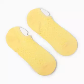 Носки женские, цвет желтый, размер 36-40