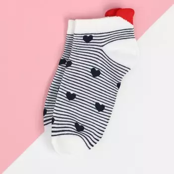 Носки женские KAFTAN "Сердце" размер 36-39 (23-25 см) цвет МИКС