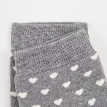 Носки женские махровые, цвет серый, р-р 23-25 (р-р обуви 36-40)