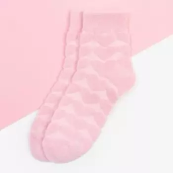 Носки женские махровые KAFTAN "Сердечки" р. 36-39 (23-25 см)