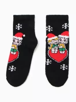 Носки женские махровые "Love is" Нжмп2530, цвет МИКС, р-р 36-40