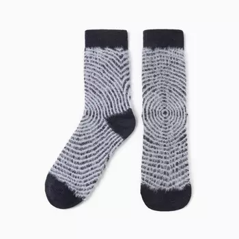 Носки женские махровые MINAKU, темно-синие, р-р 36-41