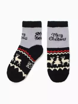 Носки женские махровые Hobby Line «Олени и ёлочки», МИКС, размер 36-40