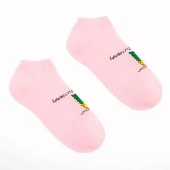 Носки женские MINAKU цвет розовый, размер 36-37 (23 см)