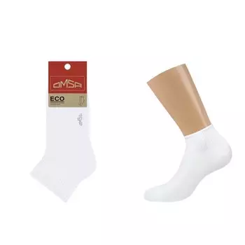 Носки женские OMSA ECO средней длины, размер 35-38, цвет bianco