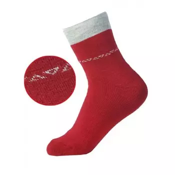 Носки женские, размер 23-25, цвет красный