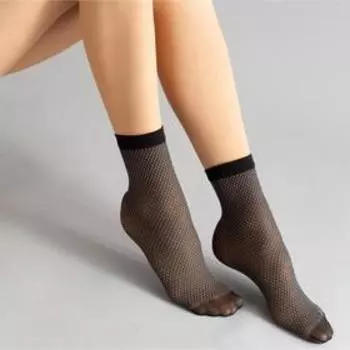 Носки женские RN 04 цвет чёрный/серый (nero/grey gul), р-р 23-25 (37-40)