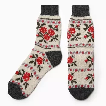 Носки женские шерстяные «Весна», размер 23