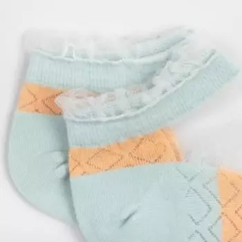 Носки женские стеклянные MINAKU цвет зелёный, размер 36-37 (23 см)