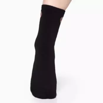 Носки зимние, цвет чёрный, размер 25