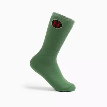 Носки зимние, цвет зелёный, размер 29