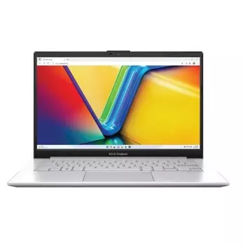 Ноутбук ASUS VivoBook Go 14 E1404FA-EB019, 14", R3, 8 Гб,SSD 256 Гб, AMD Radeon, noOS, серебристый