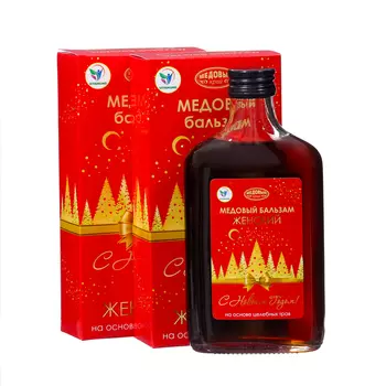 Новогодний медовый бальзам алтайский "Женский", 2 шт по 250 мл