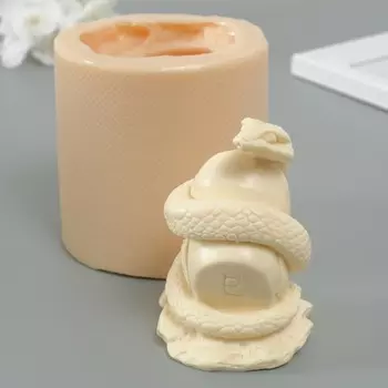 Силиконовый молд, форма для заливки «Змея. Кристал мудрости», 8.56.55.5 см