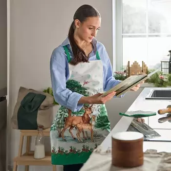 Набор подарочный Этель «Новогодний лес», фартук, прихватка