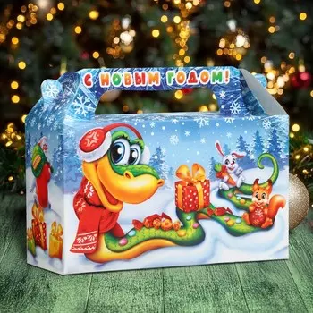 Новогодний подарок, сладкий, детский "Улыбка", конфеты, 500 г