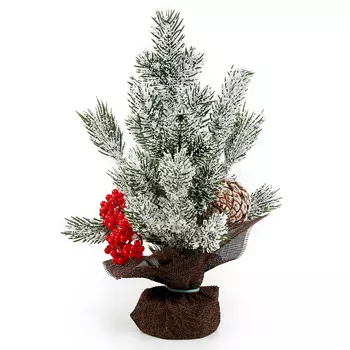 Новогодняя композиция «Зимний пейзаж», 20 22 27 см