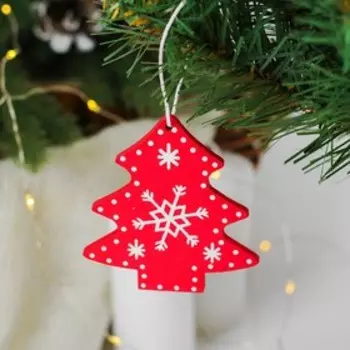 Елочная игрушка «Снежная ёлочка»