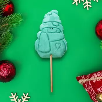 Леденец новогодний «Снеговик» микс, 30 г