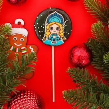 Леденец новогодний «Снегурочка», 30 г