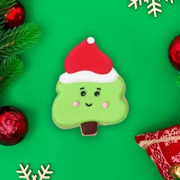 Новогоднее печенье «Елочное украшение» 35 г (1кор=15 шт.)