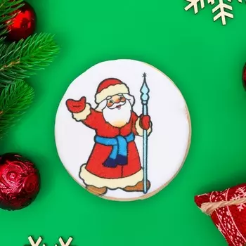 Новогоднее печенье ванильное "Новогоднее ассорти №1" 35 г(1кор=16 шт.)