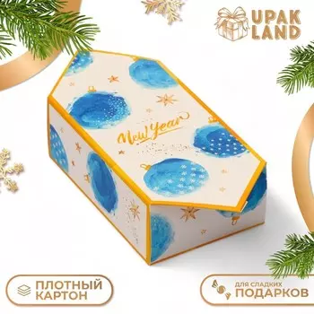 Подарочная коробка - конфета новогодняя складная «Новый Год», 9.314.65.3 см