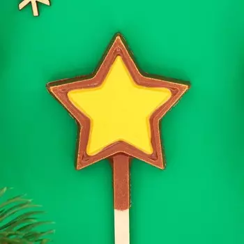 Шоколад новогодний фигурный на палочке «Волшебная палочка», 20 г