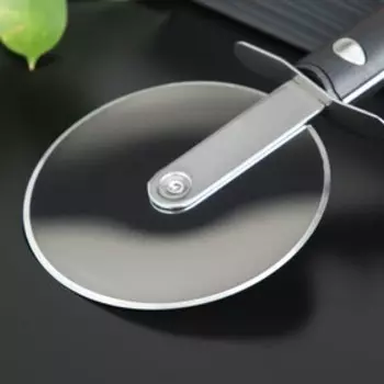 Нож для пиццы и теста Bonjo, нержавеющая сталь, цвет чёрный