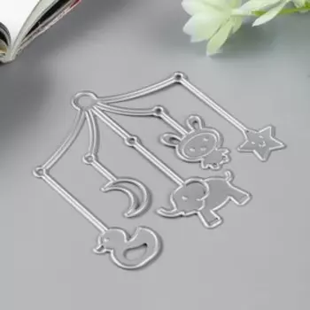 Нож для вырубки сталь "Детский мобиль" 8,2х8,6 см