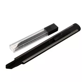 Нож канцелярский 9мм Berlingo "Power TX", auto-lock, металл корпус + лезвия 5штук, PET бокс