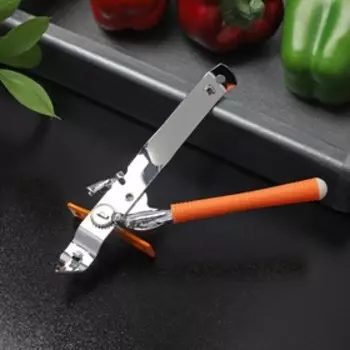 Нож консервный Доляна «Оригинал», 16 см, оранжевый