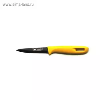Нож кухонный IVO, цвет жёлтый, 6 см