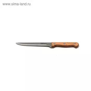 Нож обвалочный с зубцами Atlantis, цвет бежевый, 13 см