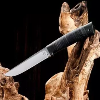 Нож охотничий «Старинный Тифлис» Н14, ст. ЭИ107, рукоять текстолит, кожа , 14 см