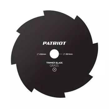 Нож PATRIOT TBS-8, 230х25.4х1.6 мм, 8 зубьев