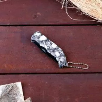 Нож складной «Черепа», 14 см, клинок 66 мм/1 мм