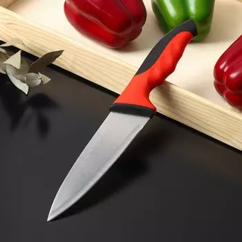 Нож-шеф Доляна Bull, лезвие 15 см, красный