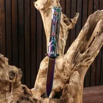 Нож складной "Градиент" полуавтоматический, 21,5см, клинок 9,5см