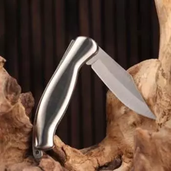 Нож складной, рукоять - крокодил