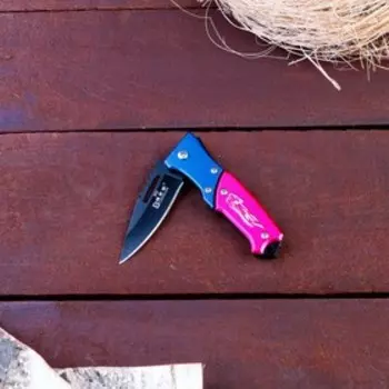 Нож складной «Хищник», рукоять с тигром