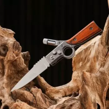 Нож складной полуавтоматический "Ружье", клинок 6,5см в подар упак